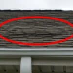 active roof leak and decay