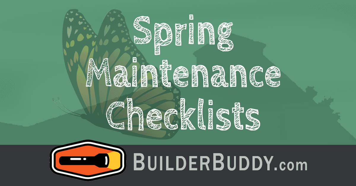 spring maintenance checklists